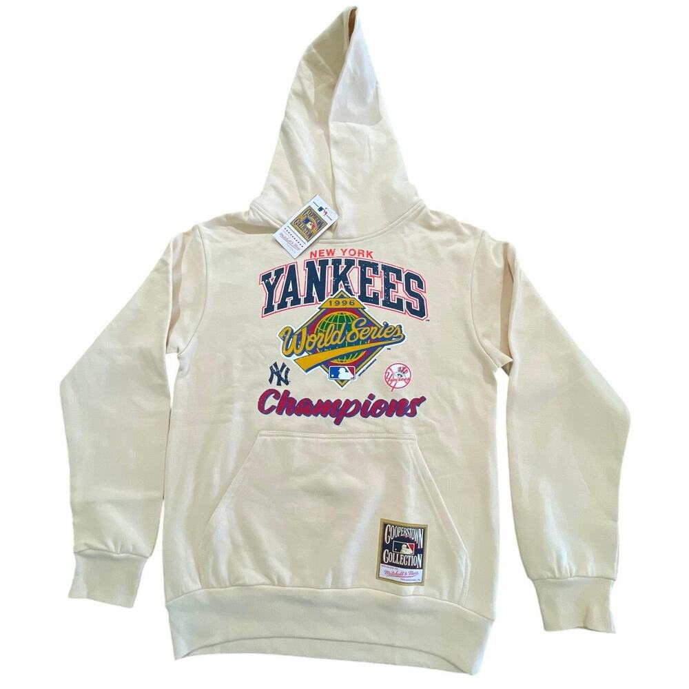 Mitchell & Ness New York Yankees 1996 World Series Champions Cream Hoodie Men S
